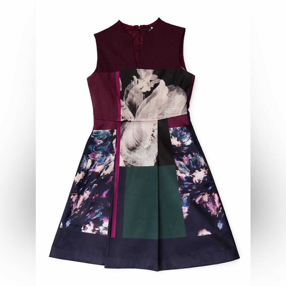 Ellen Tracy Deep Purple Dress